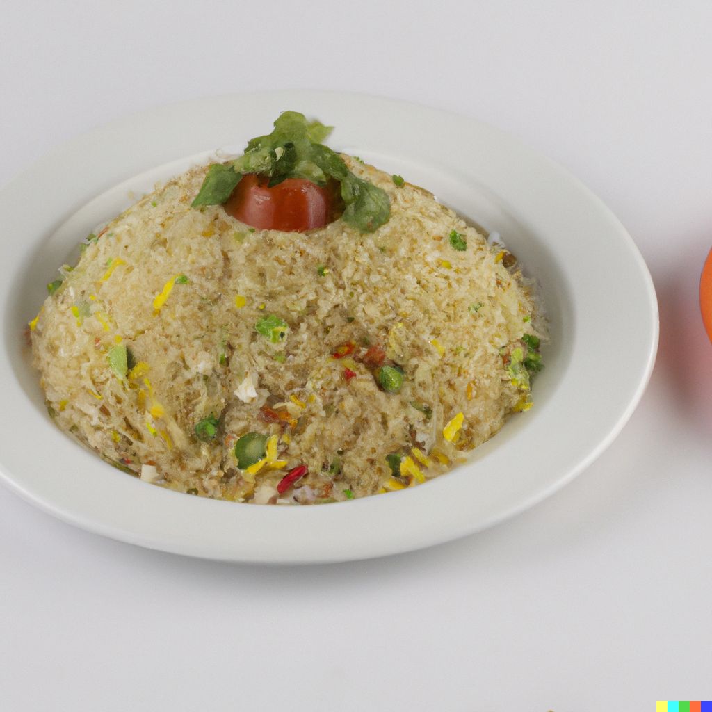 DALL-E fried rice photorealistic